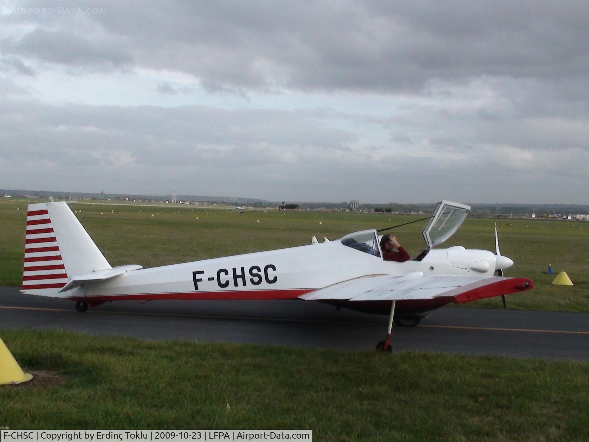 F-CHSC, Scheibe SF-25E Super-Falke C/N 4323, Seen at Persan-Beaumont