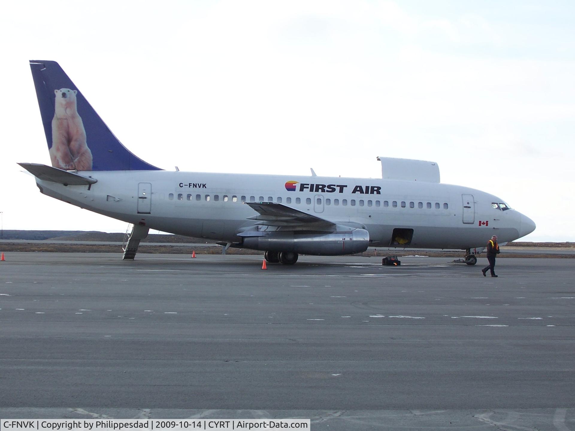C-FNVK, 1984 Boeing 737-2R4C C/N 23130, C-FNVK at Rankin Inlet, NU  2009oct14
