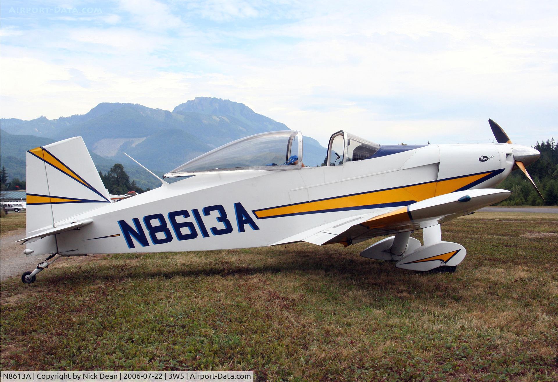 N8613A, 1969 Thorp T-18 Tiger C/N 48, 3W5