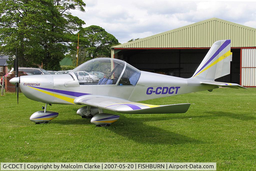 G-CDCT, 2004 Cosmik EV-97 TeamEurostar UK C/N 2117, Cosmik Aviation Ltd EV-97 TeamEurostar UK. At Fishburn Airfield, Co Durham, UK in 2007.