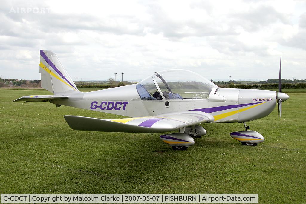 G-CDCT, 2004 Cosmik EV-97 TeamEurostar UK C/N 2117, Cosmik Aviation Ltd EV-97 TeamEurostar UK. At Fishburn Airfield, Co Durham, UK in 2007.