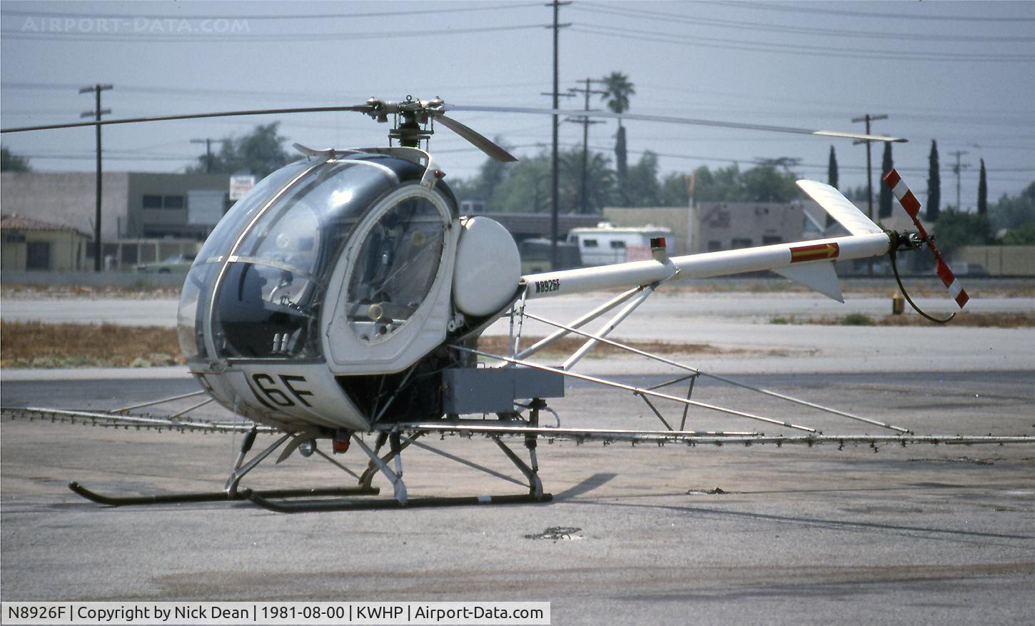 N8926F, Hughes 269A C/N 93-0293, KWHP