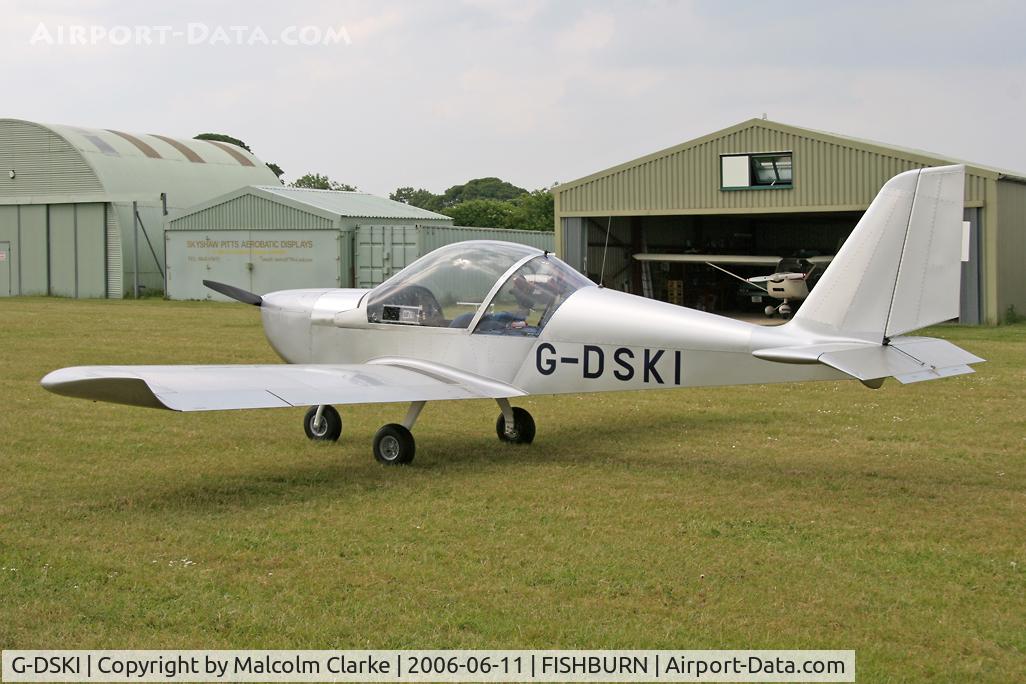 G-DSKI, 2005 Aerotechnik EV-97 Eurostar C/N PFA 315-14088, AEROTECHNIK EV-97 EUROSTAR. At Fishburn Airfield, Co Durham, UK in 2006.
