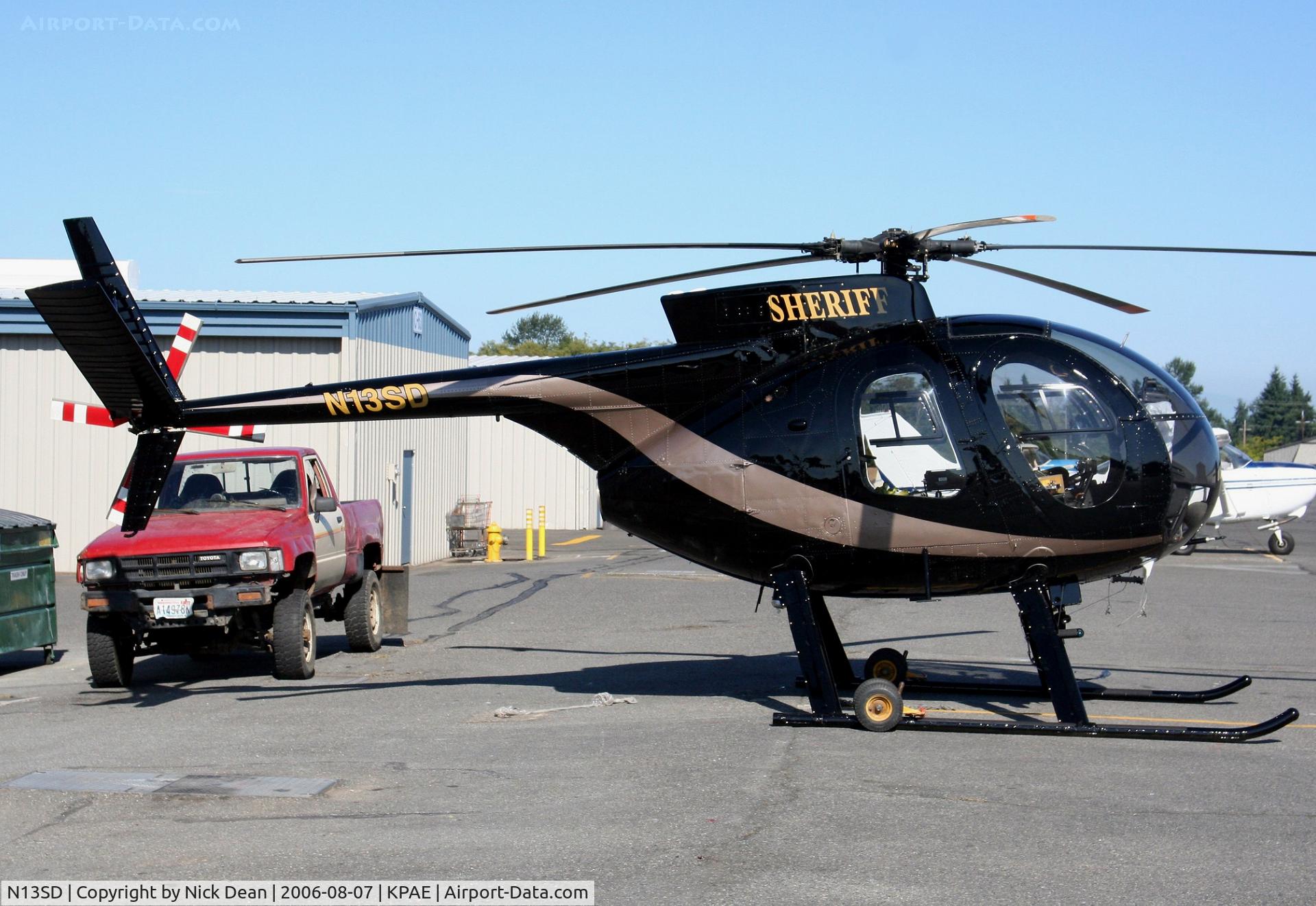 N13SD, 1966 Hughes OH-6A Cayuse C/N 0376, KPAE