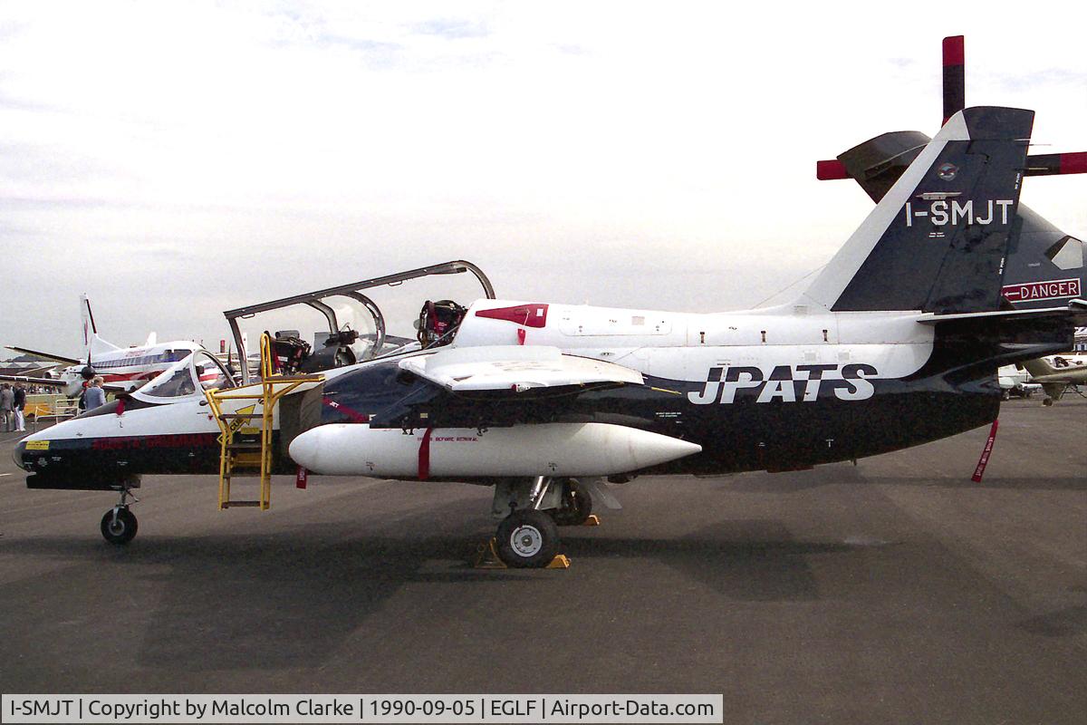 I-SMJT, 1986 SIAI-Marchetti S-211 C/N 030/05-001, SIAI Marchetti SpA. S.211. At Farnborough International 1990