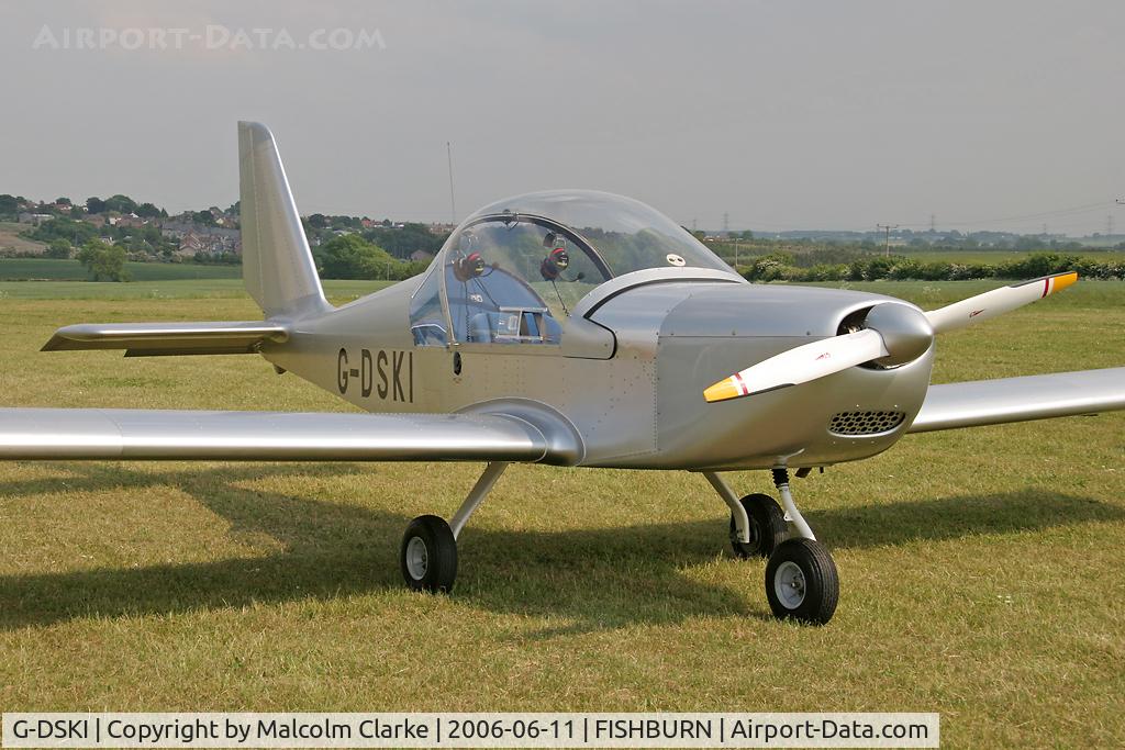 G-DSKI, 2005 Aerotechnik EV-97 Eurostar C/N PFA 315-14088, AEROTECHNIK EV-97 EUROSTAR. At Fishburn Airfield, Co Durham, UK in 2006.