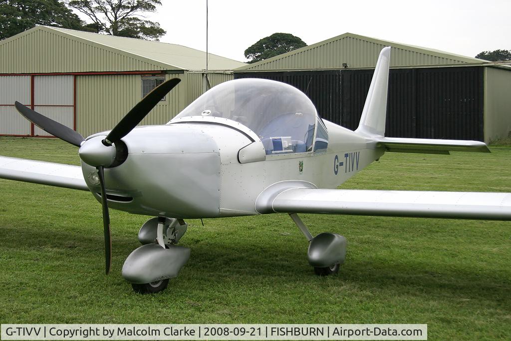 G-TIVV, 2005 Aerotechnik EV-97 Eurostar C/N PFA 315-14435, AEROTECHNIK EV-97 EUROSTAR. At Fishburn Airfield, Co Durham, UK in 2008.