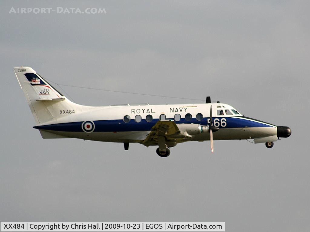 XX484, Scottish Aviation HP-137 Jetstream T.2 C/N 266, 750 Naval Air Squadron Wing, Based at RNAS Culdrose