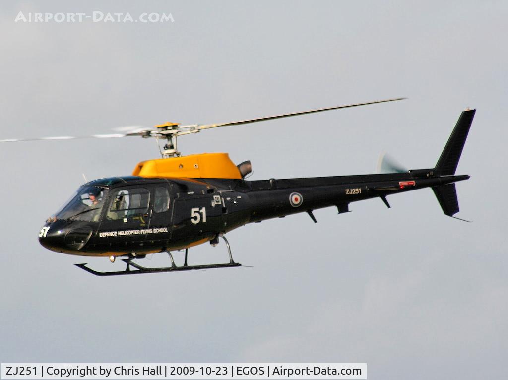 ZJ251, 1997 Eurocopter AS-350BB Squirrel HT2 Ecureuil C/N 3042, Defence Helicopter Flying School