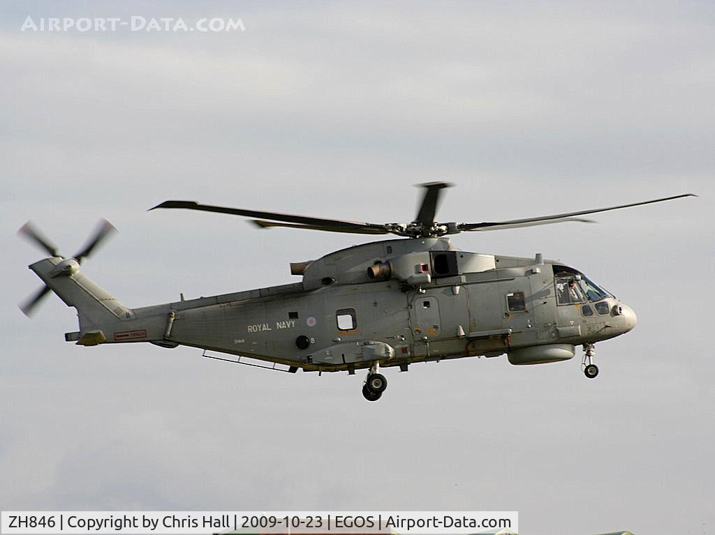 ZH846, AgustaWestland EH-101 Merlin HM1 (Mk111) C/N 50109/RN26, Royal Navy, 849 NAS