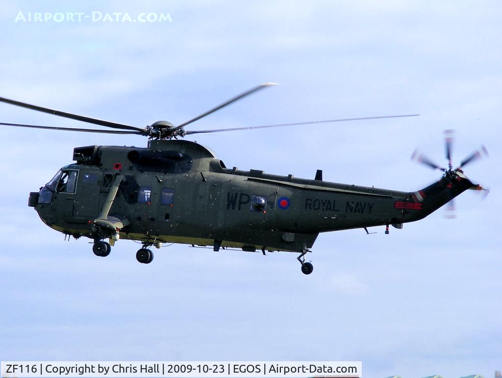 ZF116, 1986 Westland Sea King HC.4 C/N WA962, Royal Navy, 845 NAS