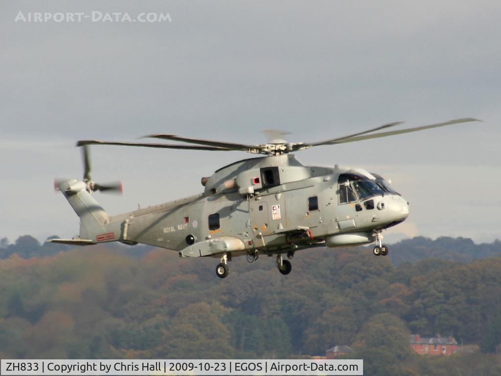 ZH833, 1999 AgustaWestland EH-101 Merlin HM2 C/N 50061/RN13, Agusta Westland EH-101 Merlin HM2, Royal Navy, 824 NAS