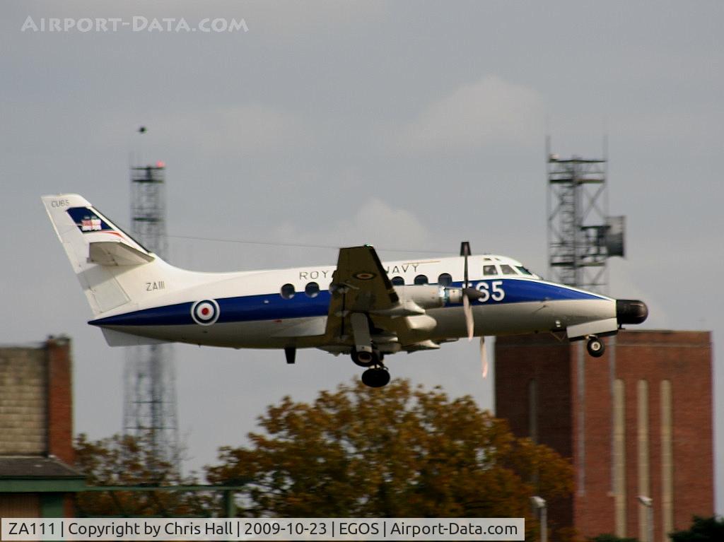 ZA111, Scottish Aviation HP-137 Jetstream T.2 C/N 211, SA Jetstream T2, Royal Navy, 750 NAS