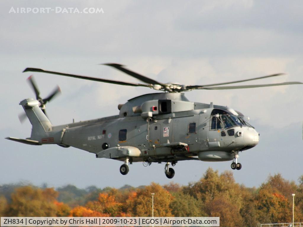 ZH834, AgustaWestland EH-101 Merlin HM.1 C/N 50065/RN14, Agusta Westland EH-101 Merlin HM1, Royal Navy, 824 NAS