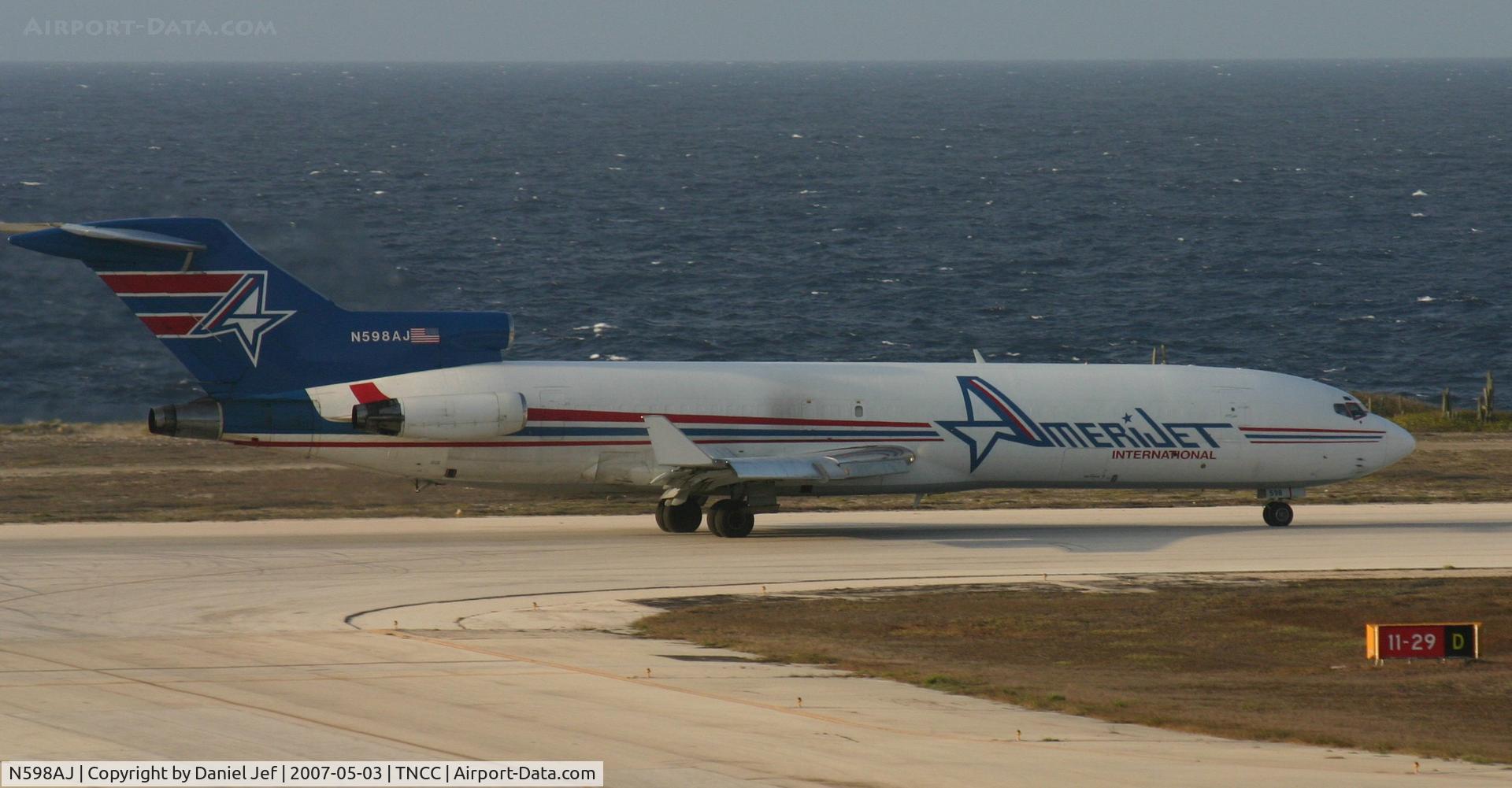 N598AJ, 1979 Boeing 727-212 C/N 21947, Just landed at tncc