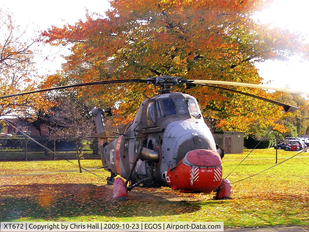XT672, 1966 Westland Wessex HC.2 C/N WA540, Westland Wessex HC2, RAF Shawbury gate gaurdian