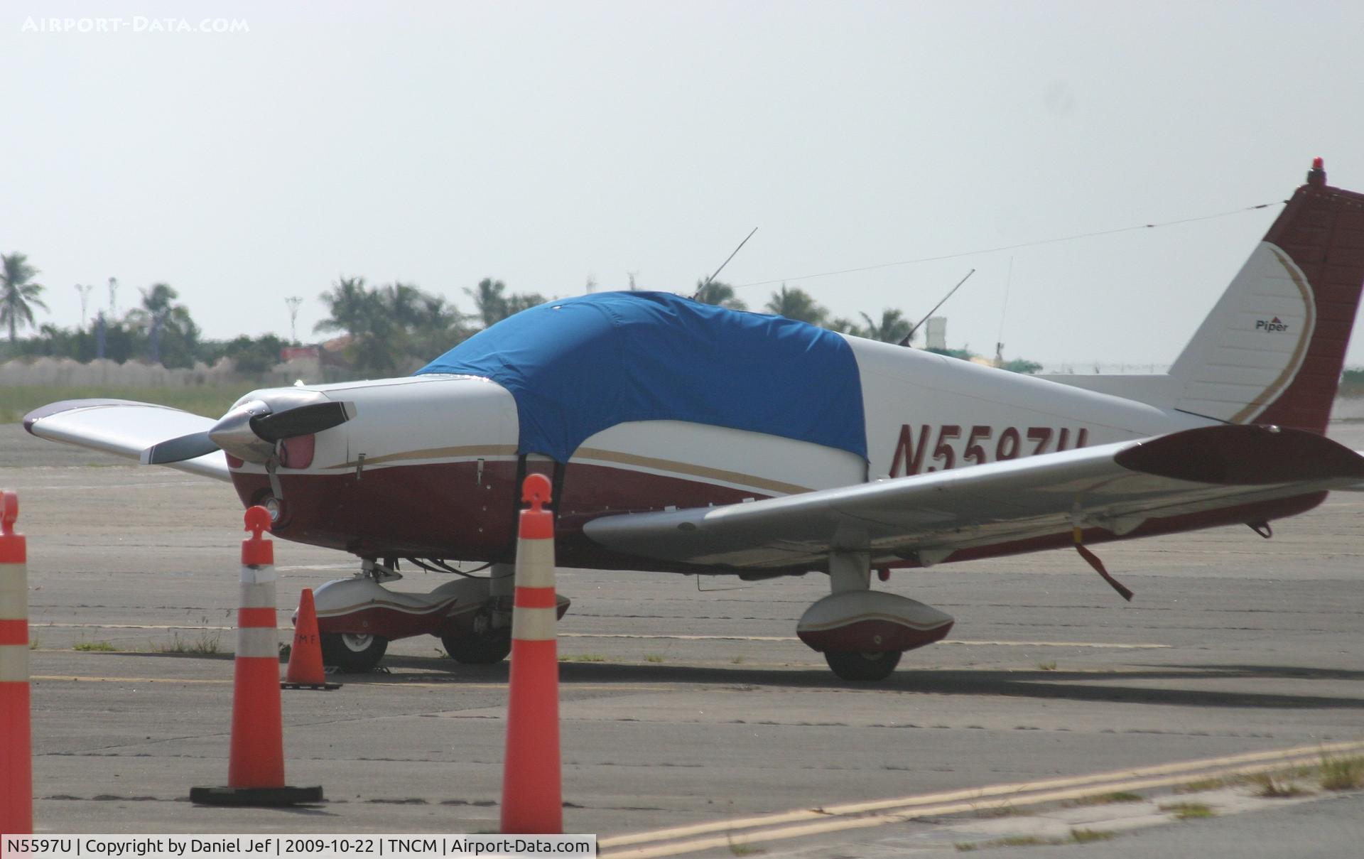N5597U, 1969 Piper PA-28-140 C/N 28-26327, here at tncm for flight school training