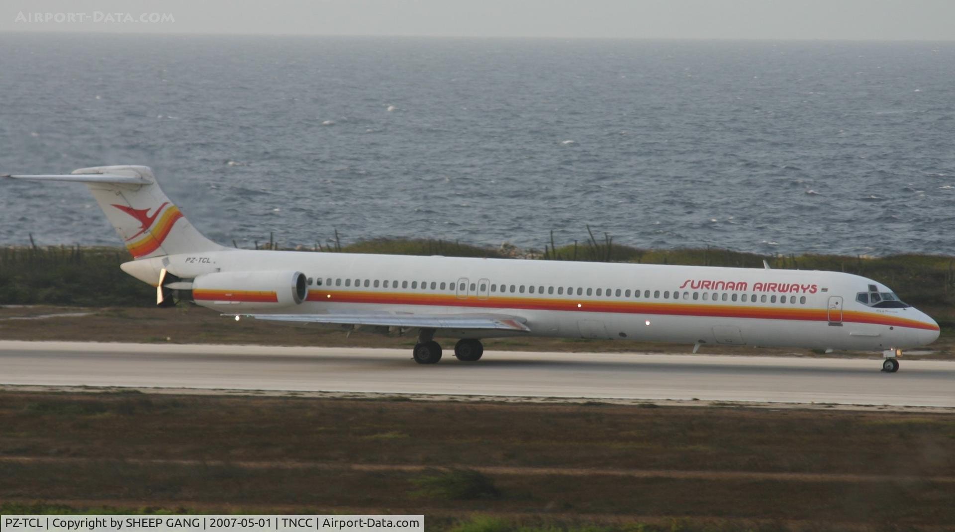 PZ-TCL, 1986 McDonnell Douglas MD-82 (DC-9-82) C/N 49444, just arive at tncc