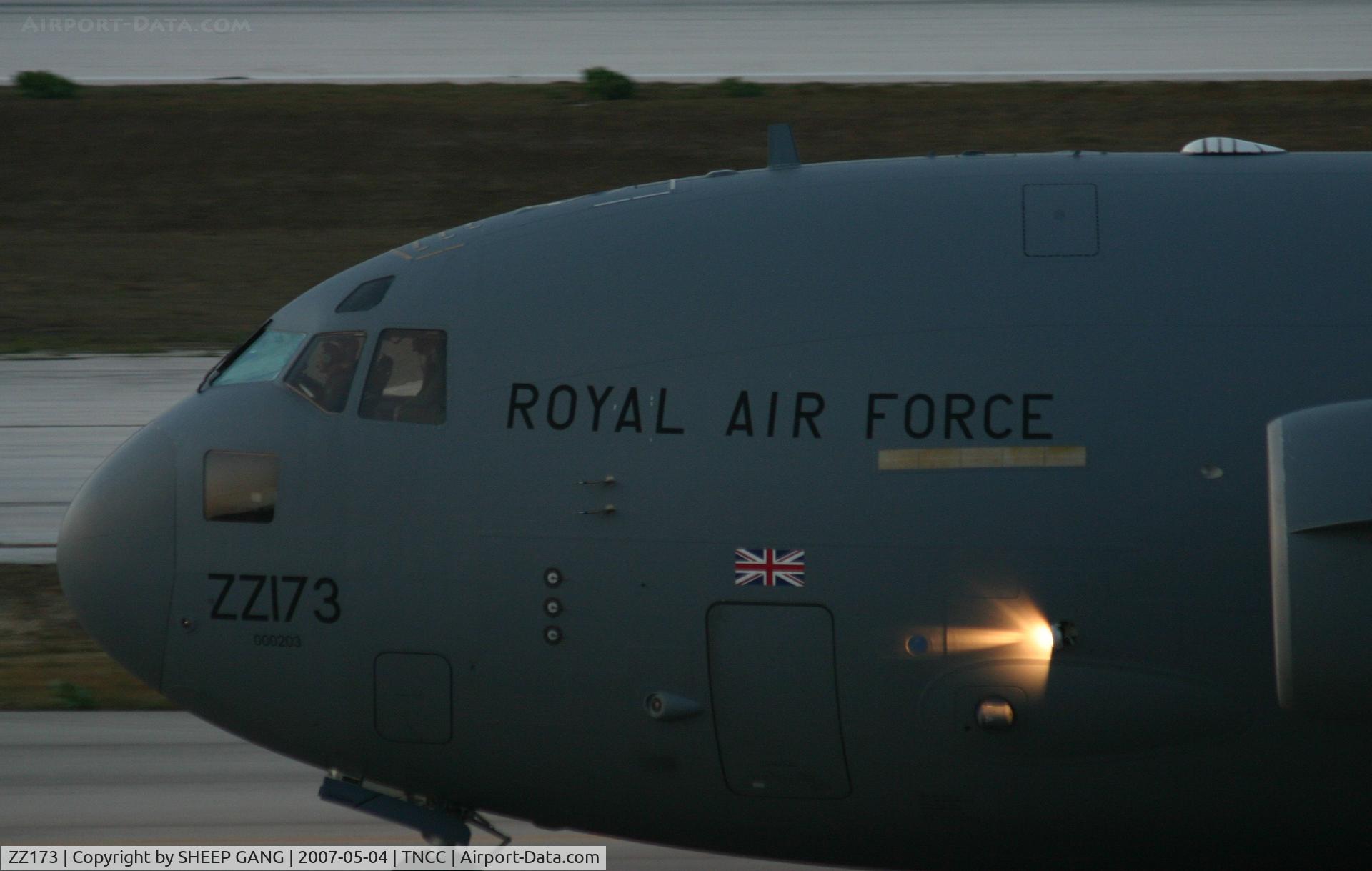 ZZ173, 2001 Boeing C-17A Globemaster III C/N F-080, park at the FOL