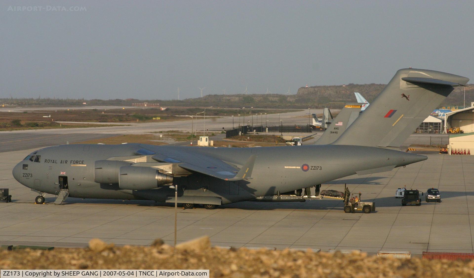 ZZ173, 2001 Boeing C-17A Globemaster III C/N F-080, park at the FOL Ramp