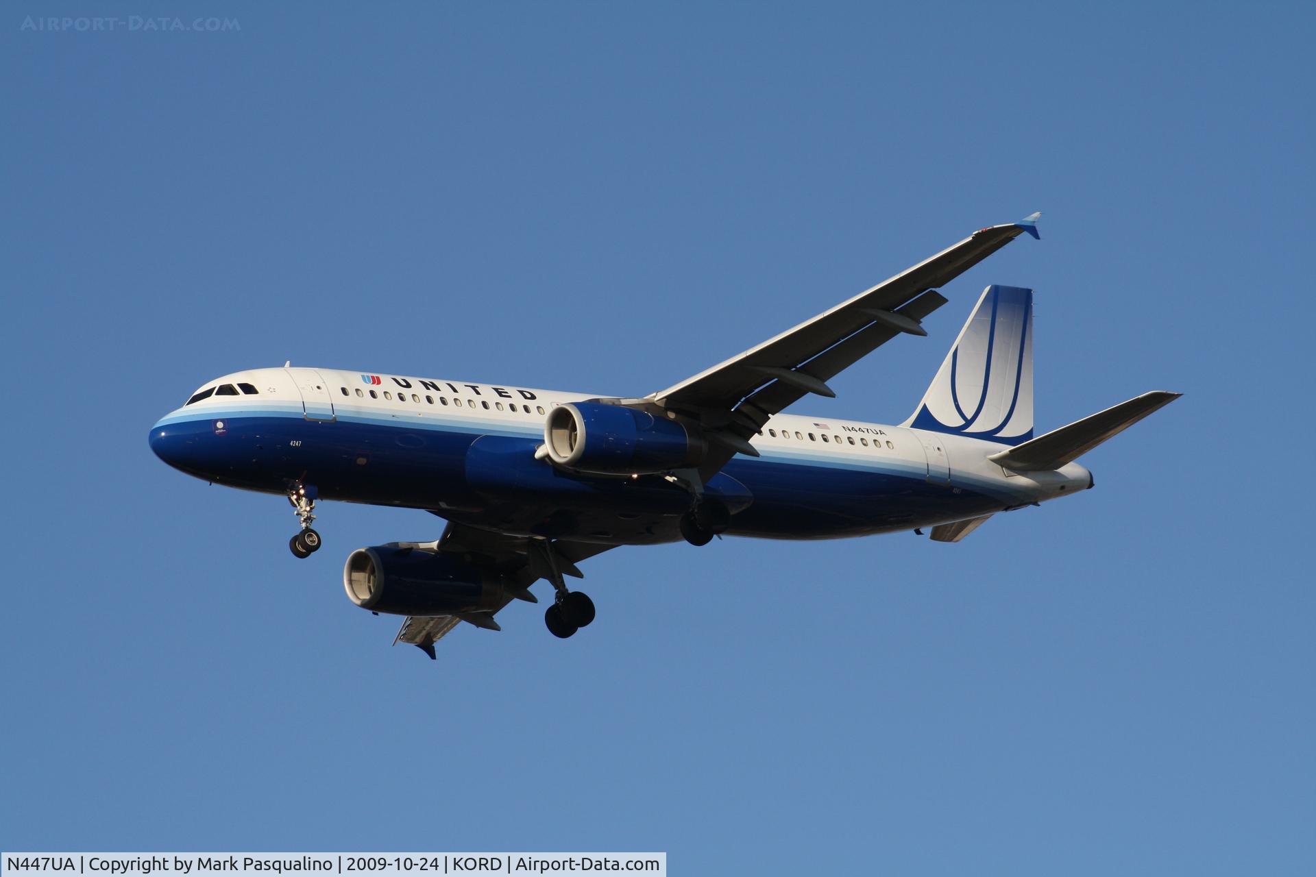 N447UA, 1998 Airbus A320-232 C/N 836, Airbus A320