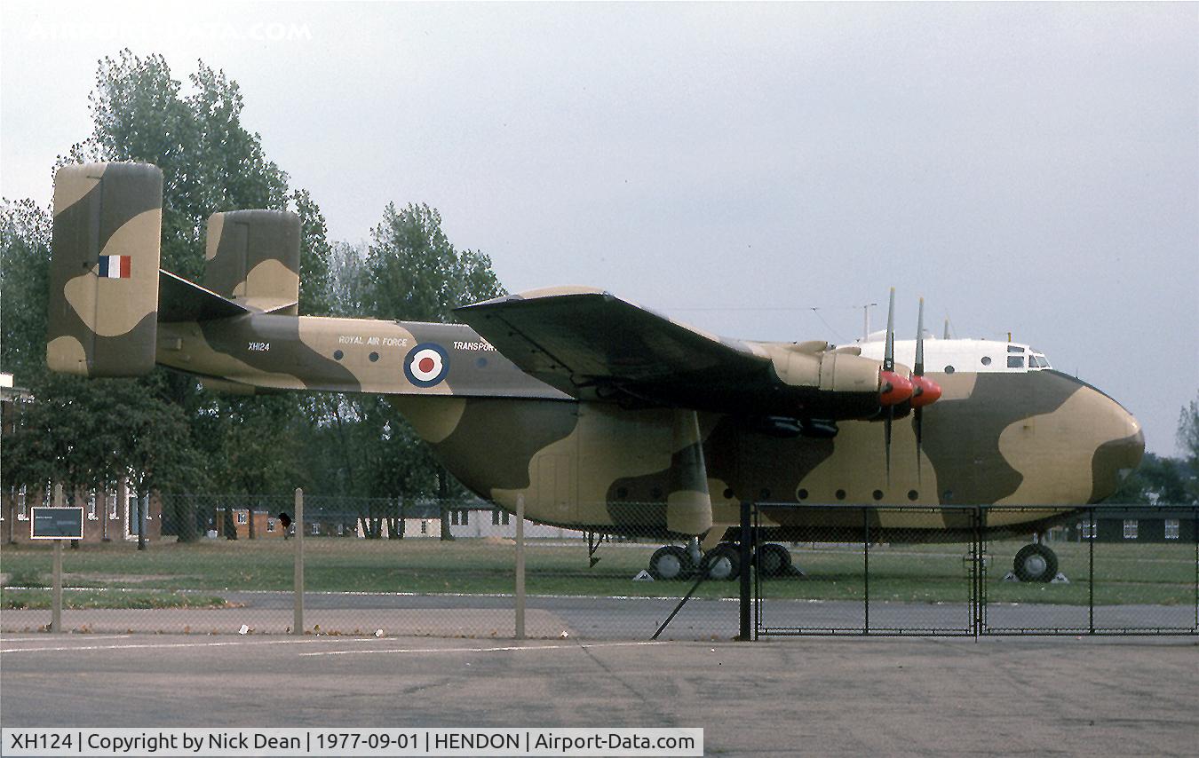 XH124, 1957 Blackburn Beverley C.1 C/N 1030, RAF Museum Hendon 1957 Beverly c/n 27 sadly broken up