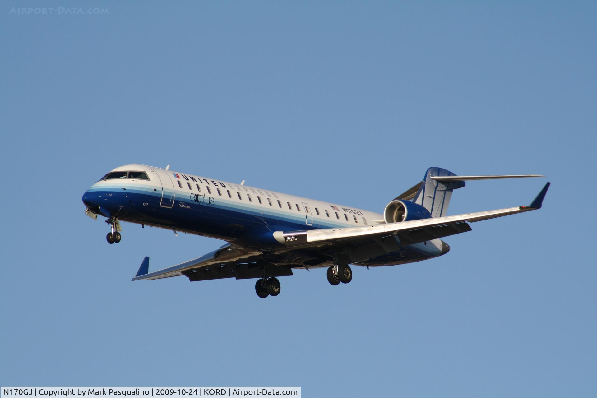 N170GJ, Bombardier CRJ-702ER NG (CL-600-2C10) Regional Jet C/N 10280, CL-600-2C10
