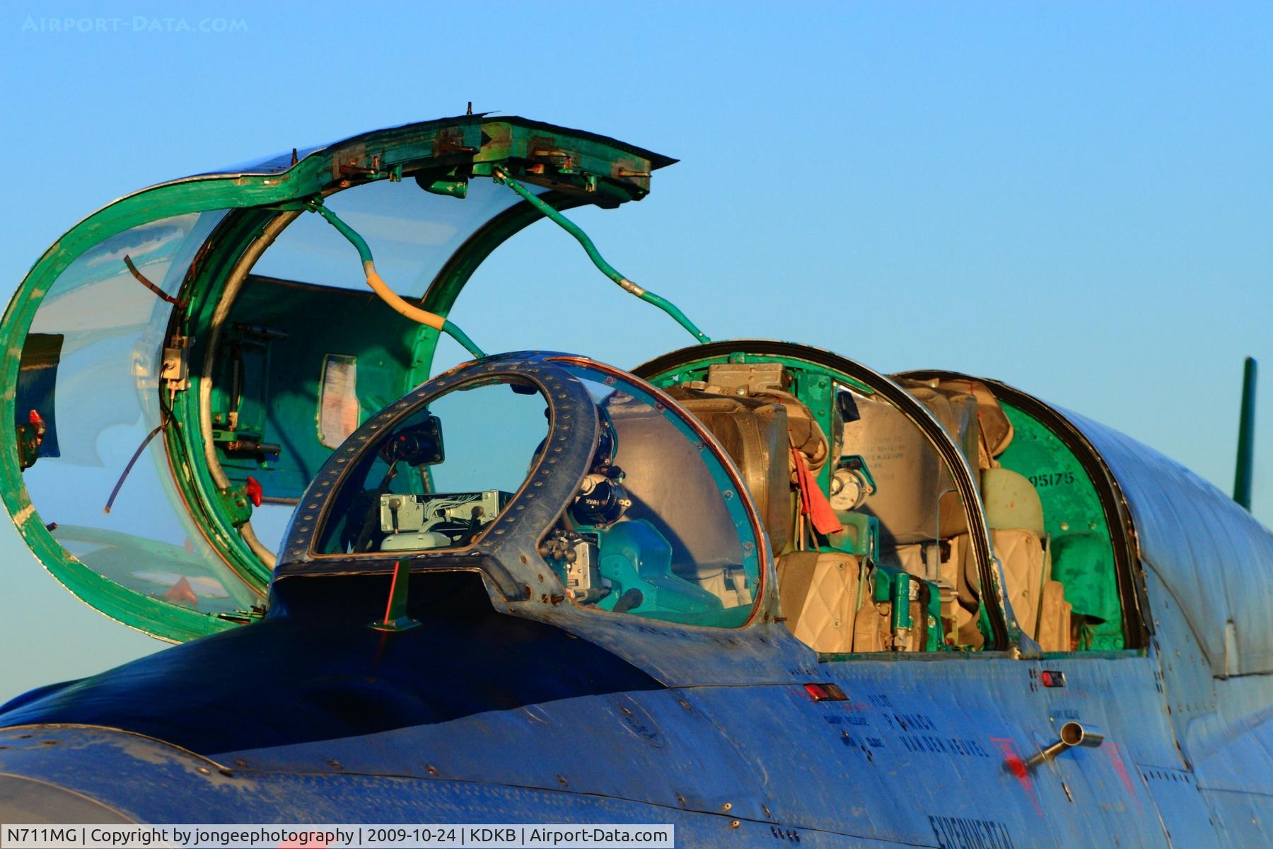 N711MG, 1973 Mikoyan-Gurevich MiG-21 C/N 5695175, Canopy Open