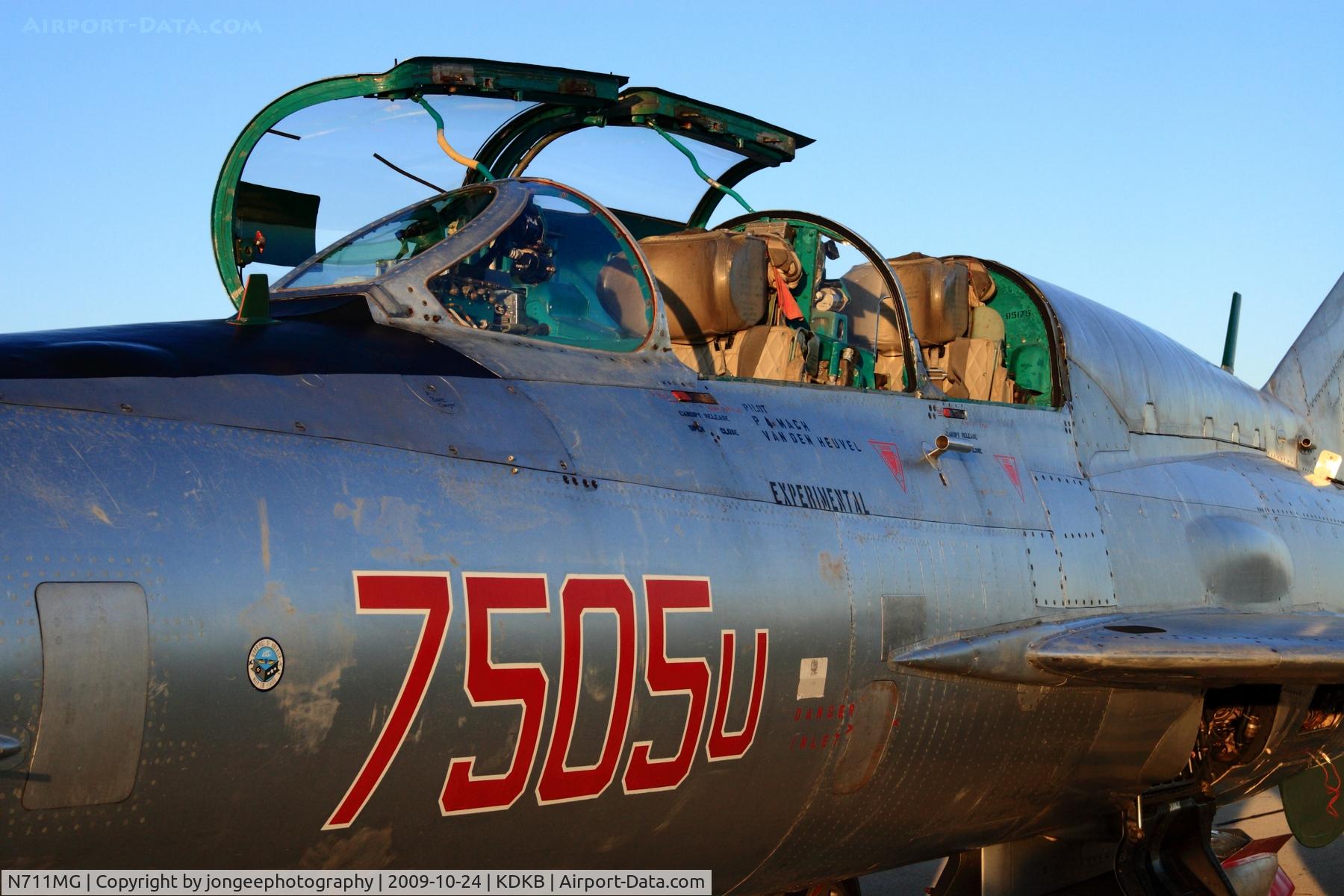 N711MG, 1973 Mikoyan-Gurevich MiG-21 C/N 5695175, 7505u