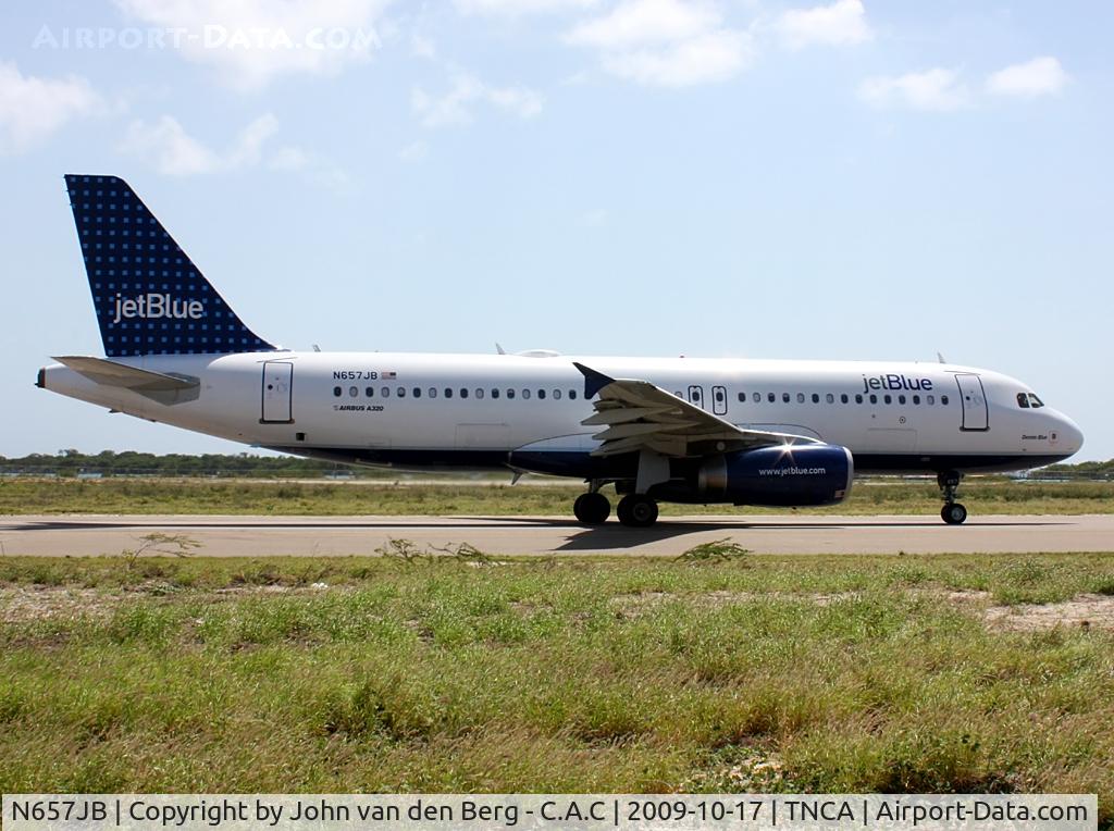 N657JB, 2007 Airbus A320-232 C/N 3119, JetBlue A 320-232 ( 3119 ) @ TNCA / AUA