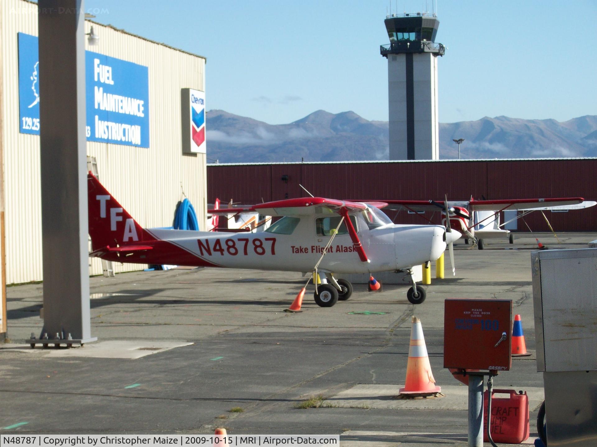 N48787, 1977 Cessna 152 C/N 15280967, Take Flight Alaska