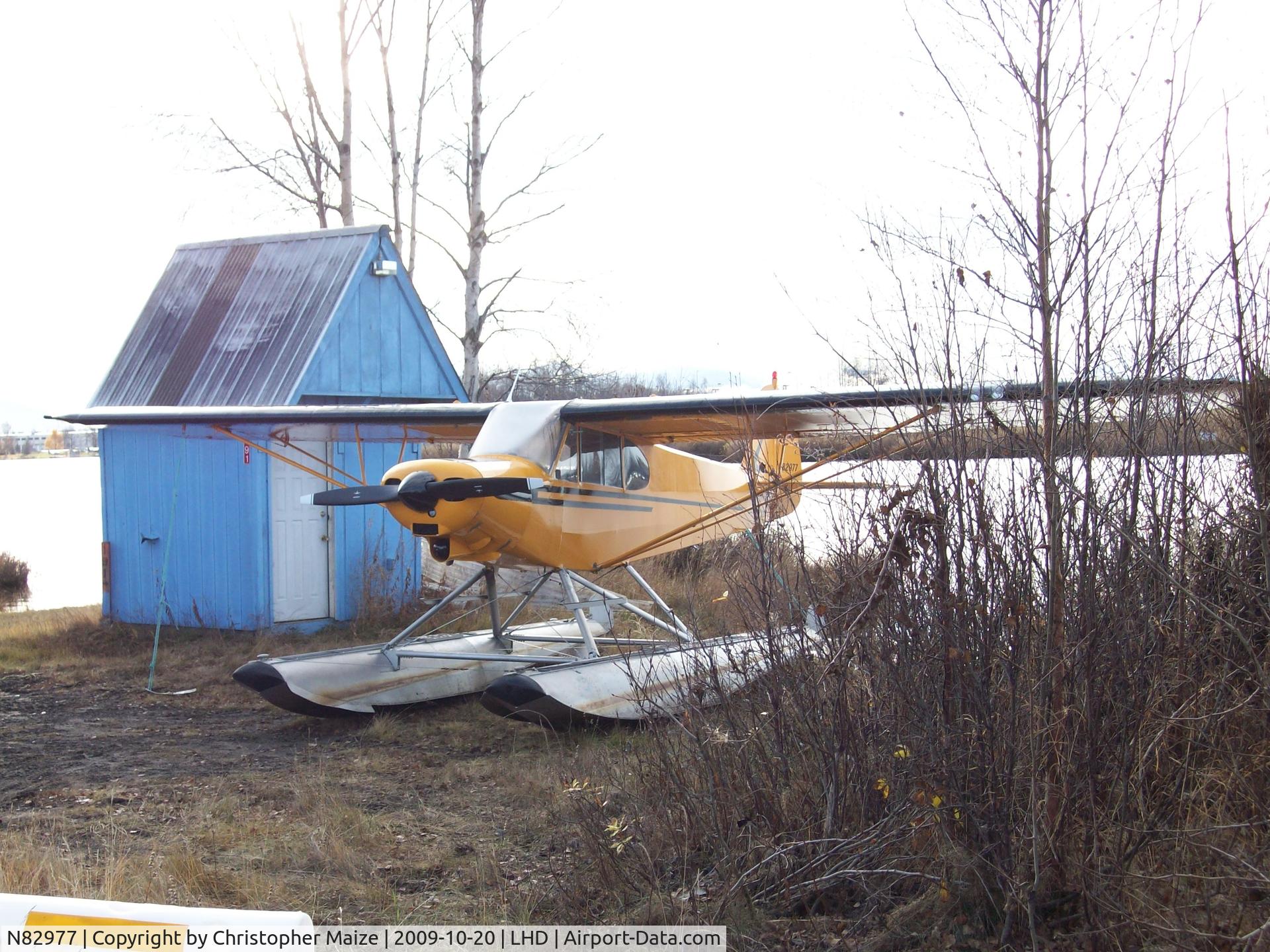 N82977, 1977 Piper PA-18-150 Super Cub C/N 18-7809003, Lake Hood