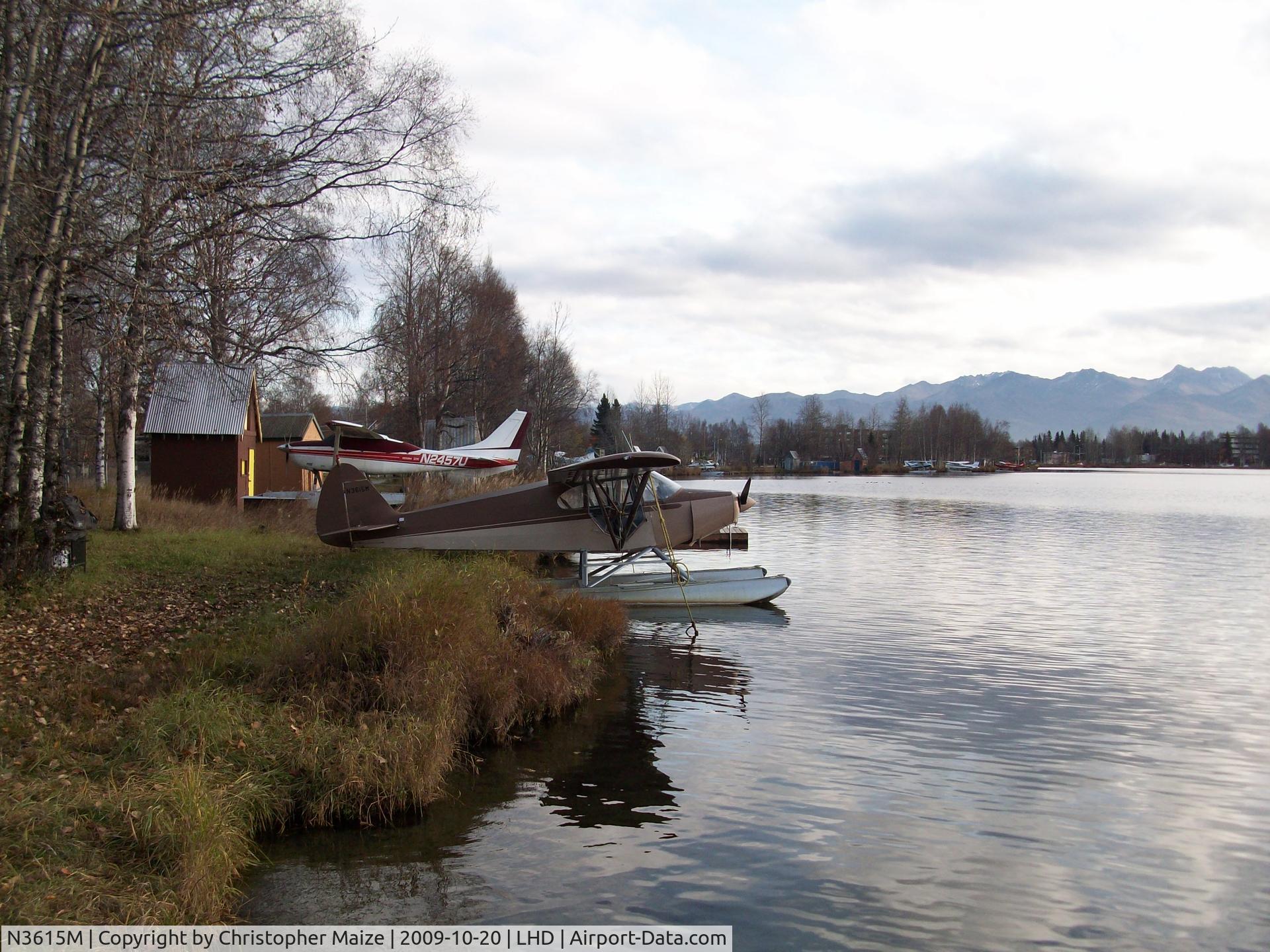 N3615M, 1947 Piper PA-12 Super Cruiser C/N 12-2461, Lake Hood