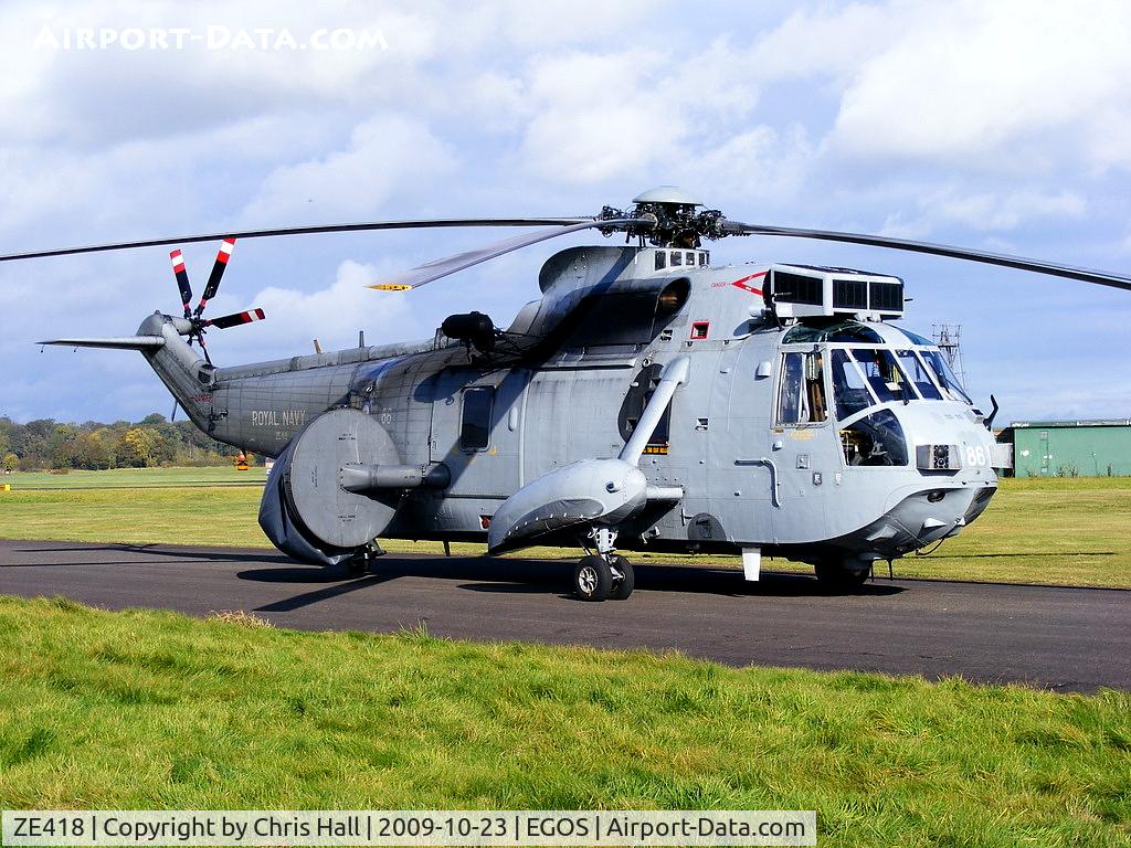 ZE418, 1986 Westland Sea King ASaC.7 C/N WA956, Westland Sea King ASaC.7, Royal Navy, 849 NAS