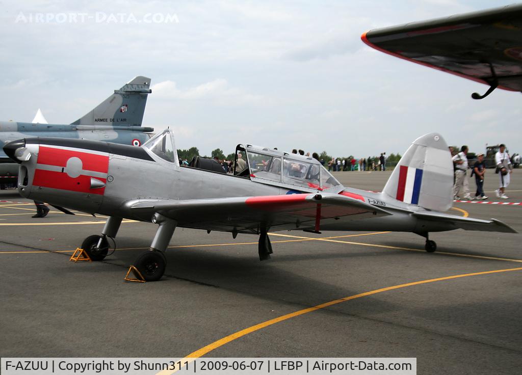 F-AZUU, 1952 De Havilland DHC-1 Chipmunk T.10 C/N C1/0736, Used as a demo aircraft during LFBP Open Day 2009