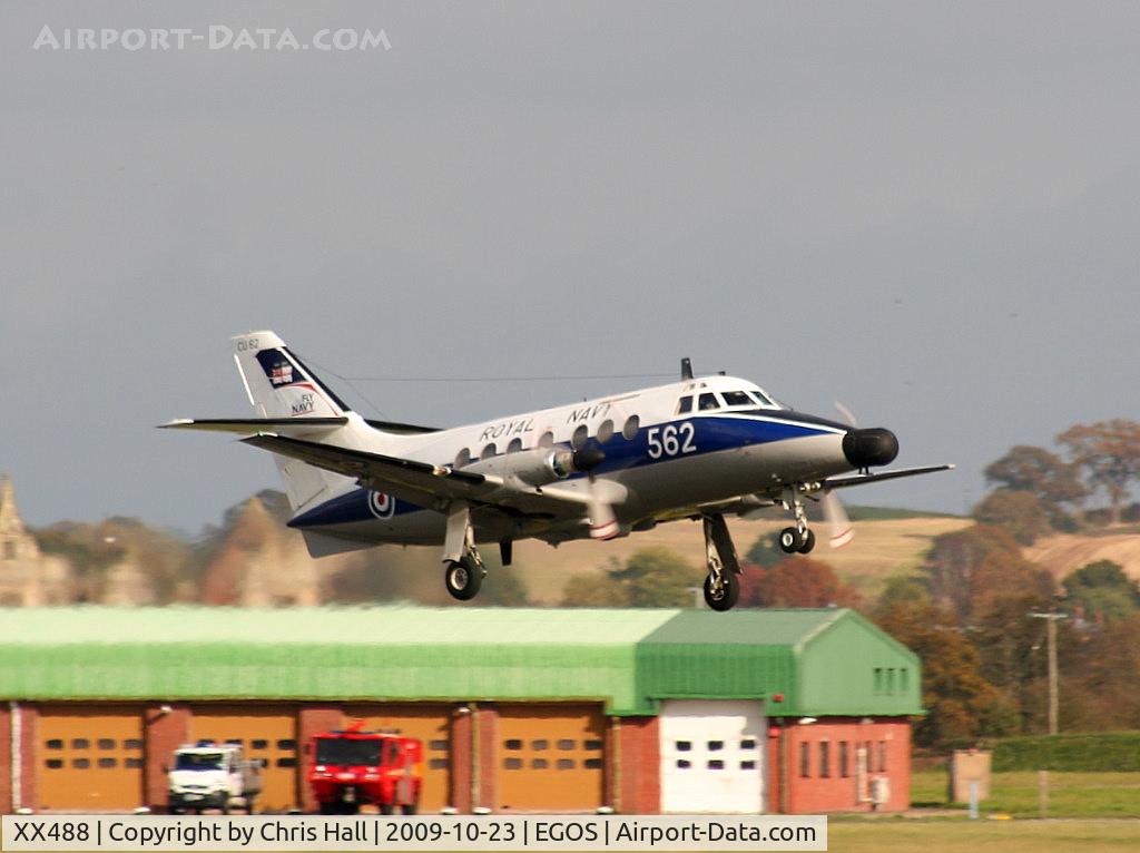 XX488, 1974 Scottish Aviation HP-137 Jetstream T.2 C/N 267, Royal Navy, 750 NAS