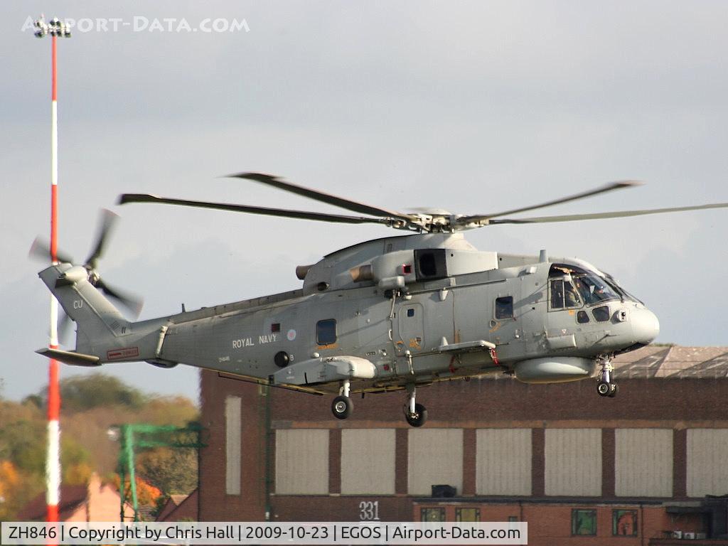 ZH846, AgustaWestland EH-101 Merlin HM1 (Mk111) C/N 50109/RN26, Royal Navy, 829 NAS