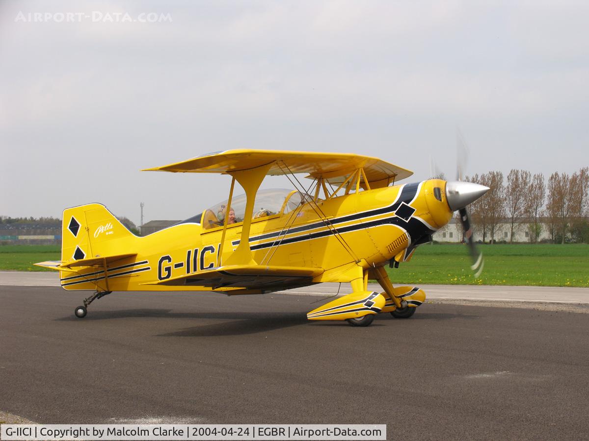 G-IICI, 1998 Aviat Pitts S-2C Special C/N 6017, Aviat Pitts S-2C. At the British Aerobatic Association John McLean Trophy competition.