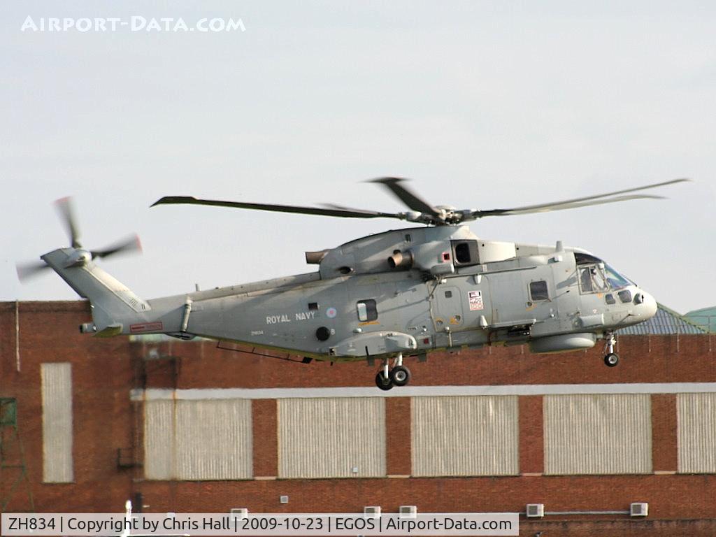 ZH834, AgustaWestland EH-101 Merlin HM.1 C/N 50065/RN14, Agusta Westland EH-101 Merlin HM1, Royal Navy, 824 NAS