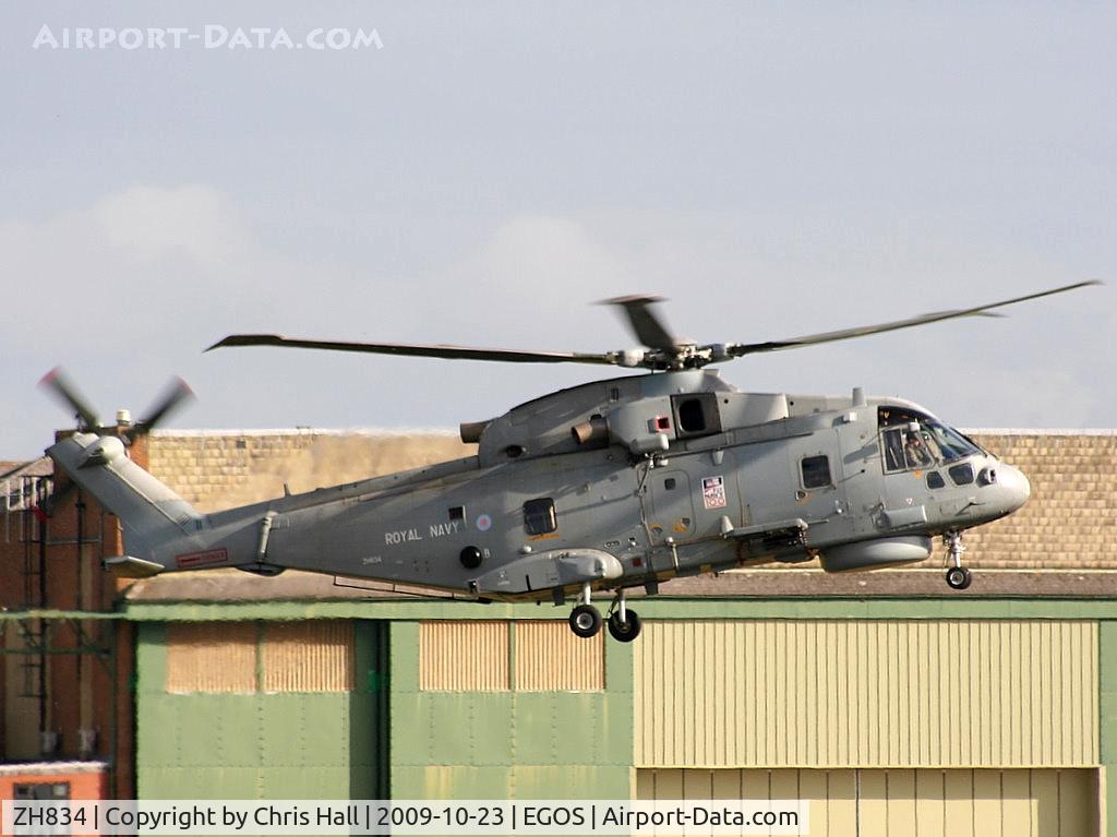 ZH834, AgustaWestland EH-101 Merlin HM.1 C/N 50065/RN14, Agusta Westland EH-101 Merlin HM1, Royal Navy, 824 NAS