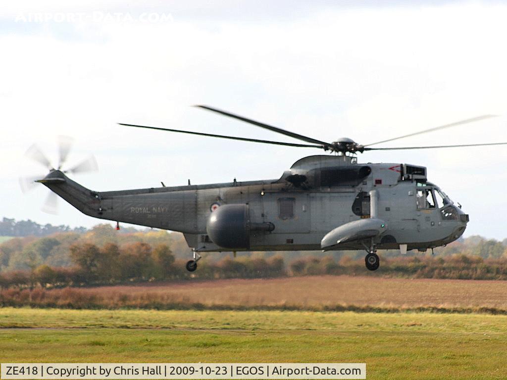 ZE418, 1986 Westland Sea King ASaC.7 C/N WA956, Westland Sea King ASaC.7, Royal Navy, 849 NAS