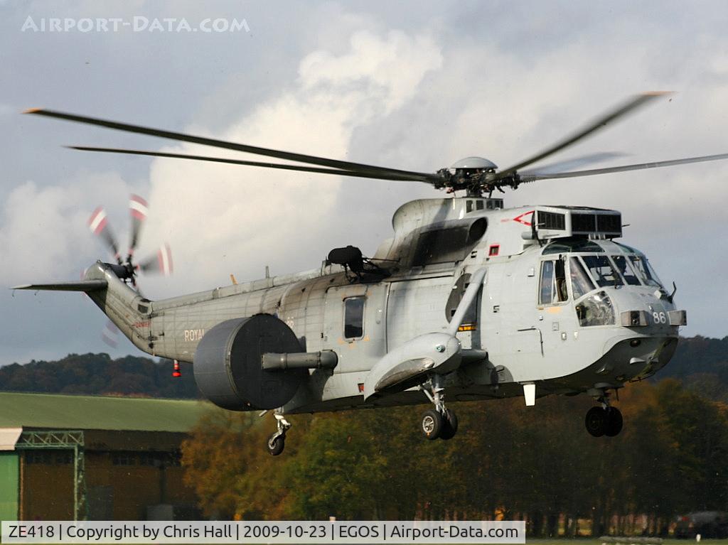 ZE418, 1986 Westland Sea King ASaC.7 C/N WA956, Westland Sea King ASaC.7, Royal Navy, 849 NAS