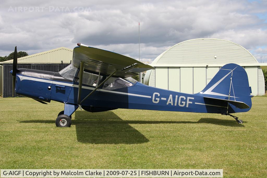 G-AIGF, 1946 Auster J-1N Alpha C/N 2188, Aircraft J1N at Fishburn Airfield, Co Durham, UK in 2009.