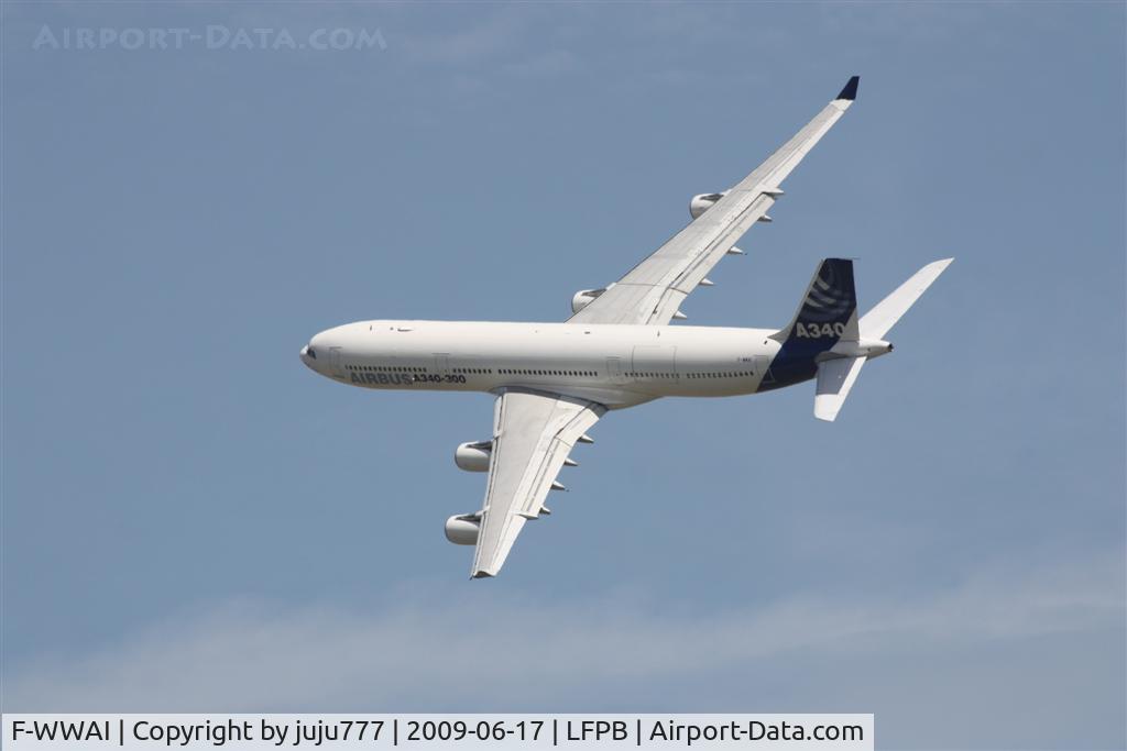 F-WWAI, 1991 Airbus A340-311 C/N 001, on display at le Bourget 2009