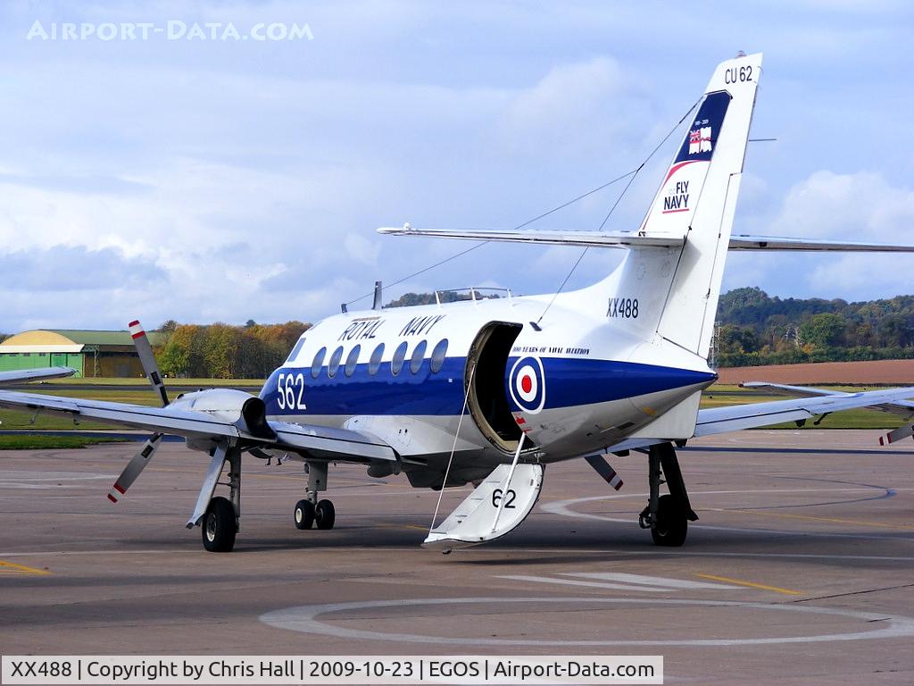 XX488, 1974 Scottish Aviation HP-137 Jetstream T.2 C/N 267, Royal Navy, 750 NAS