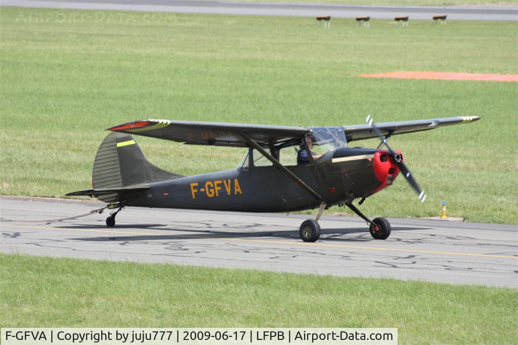 F-GFVA, Cessna L-19E Bird Dog Bird Dog C/N 24522, on display at le Bourget 2009