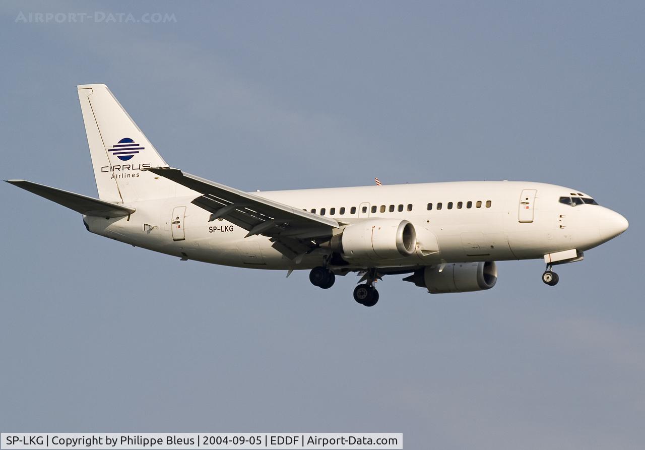 SP-LKG, 1990 Boeing 737-53C C/N 24825, Oldie but goodie. Short final rwy 07R.