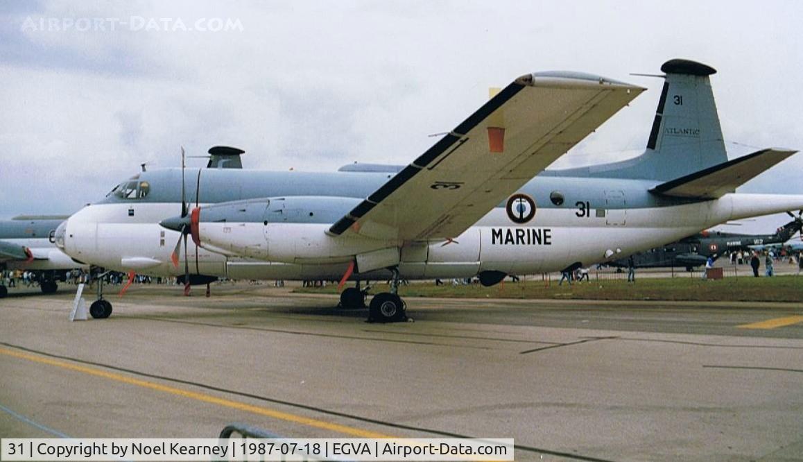 31, Breguet 1150 Atlantic C/N 31, BREQUET 1150 ATLANTIC - French Navy