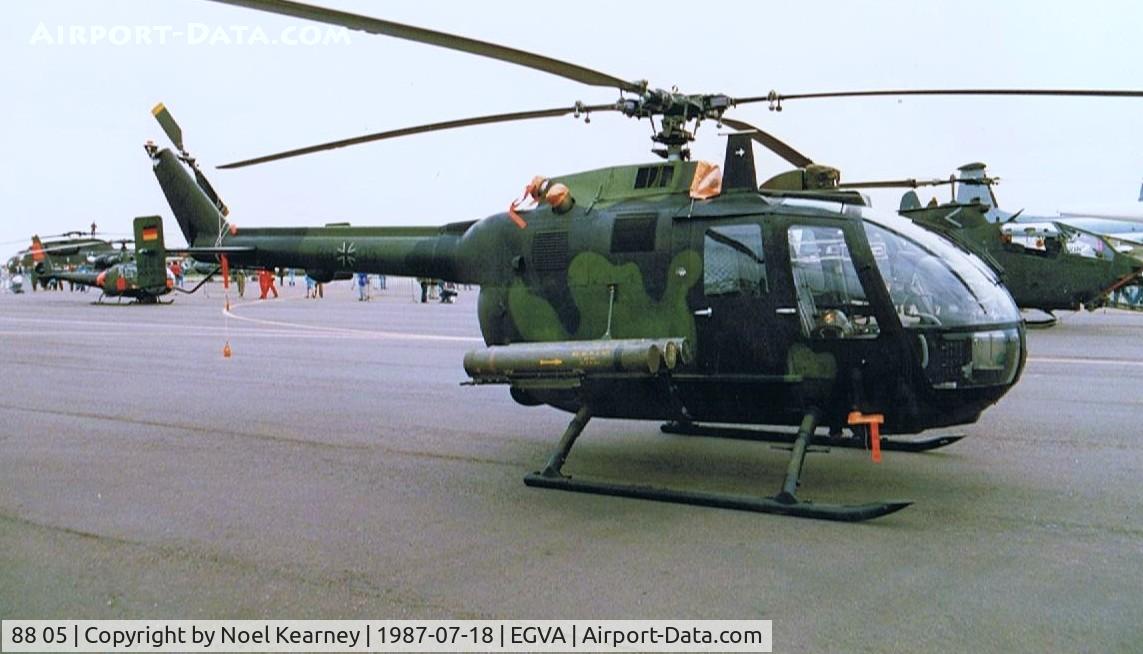 88 05, MBB Bo.105P C/N 6205, BOLKOW Bo.105P - (West) German Air Force