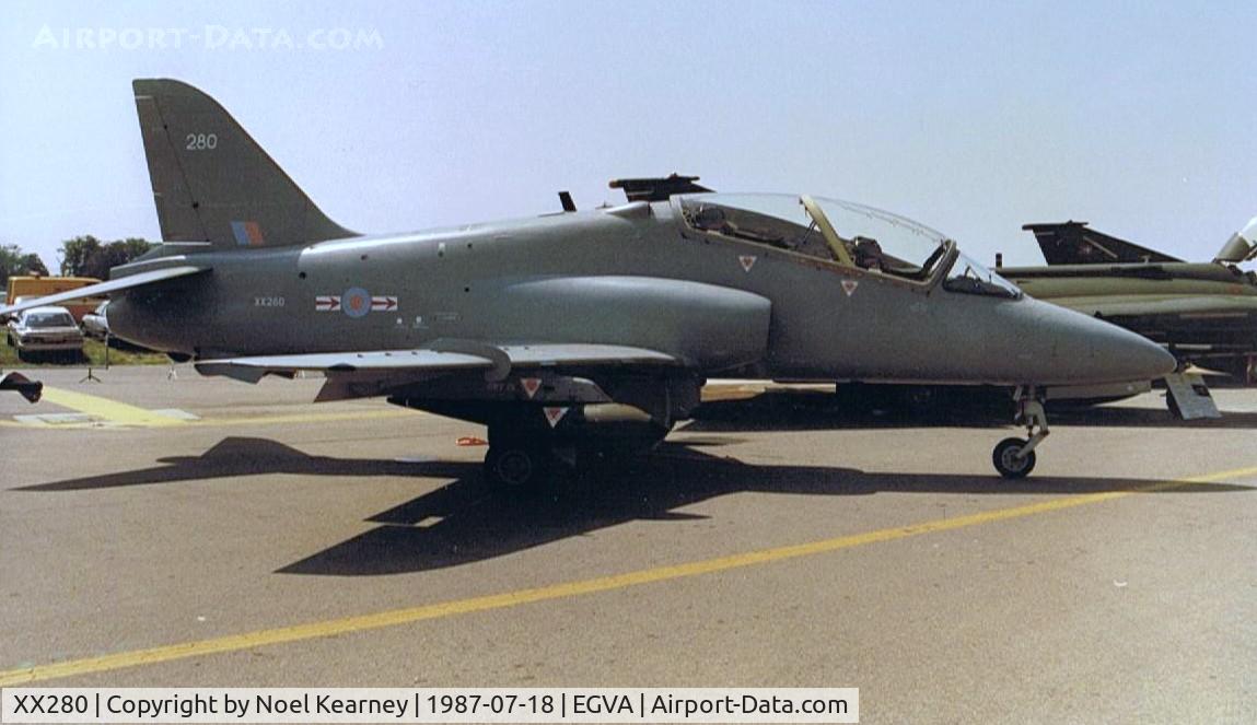 XX280, 1979 Hawker Siddeley Hawk T.1A C/N 105/312105, Bae HAWK T.1 - Royal Air Force